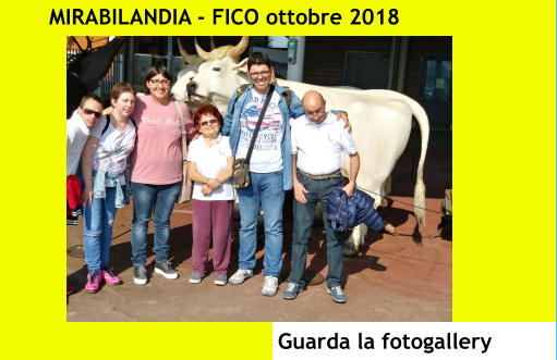 MIRABILANDIA - FICO ottobre 2018 Guarda la fotogallery