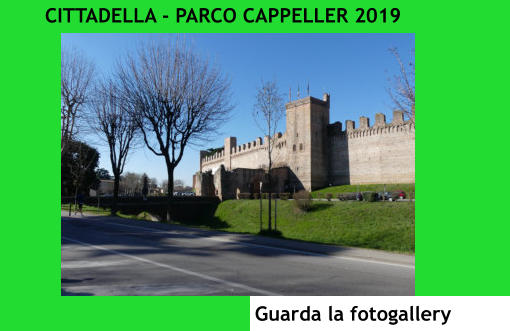 CITTADELLA - PARCO CAPPELLER 2019 Guarda la fotogallery